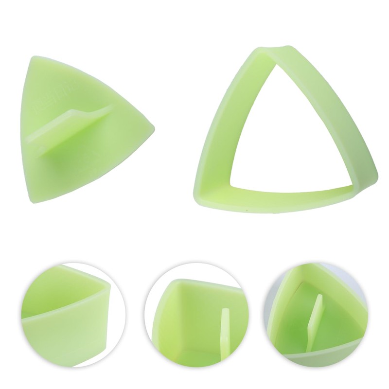 Bojueshaw Rice Triangle Shaper Mold,Plastic Triangle Sushi Mold Case,Non Stick