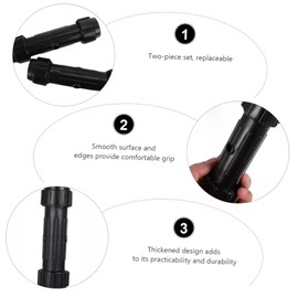 Anneome Pack of 2 Paddle Connectors Boat Paddle Connector Kayak Screw Connection Tool Replacement Rowing Connector Inflatable Boat Canoe Inflatable Boats Kayaks Marine Accessories for Boats Plastic