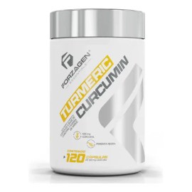 Forzagen Essentials Turmeric Curcumin 120 Caps | Cúrcuma Sabor Sin sabor