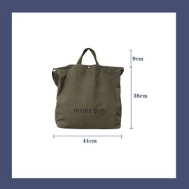 UICIOP Women Canvas Tote Handbags Casual Shoulder Work Bag Crossbody Top Handle Bag Cross Body Handbags Military Green One Size, Military Green