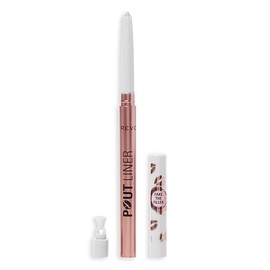 Revolution Beauty, Pout Bomb Plumping Lip Liner, Long Lasting Lip Shaper with Hyaluronic Acid & Vitamin E, Vegan & Cruelty-Free, Light Mauve