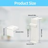 RAFIYU Pack of 8 Clamp Holders for Klemmfix Roller Blind