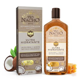 TIO NACHO Acondicionador Ultra Hidratante, Con aceite de coco orgánico y jalea real devuelve a tu cabello el 100% de la hidratación con el poder de la naturaleza, Empaque 100% reciclado