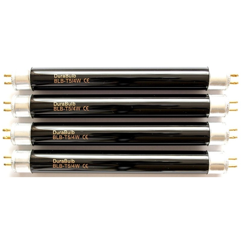 DuraBulb 4 x F4 T5 BLB UV Blacklight Bulbs for