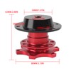 ATENGIDR Universal 6 Hole Quick Release Steering Wheel Hub Adapter,