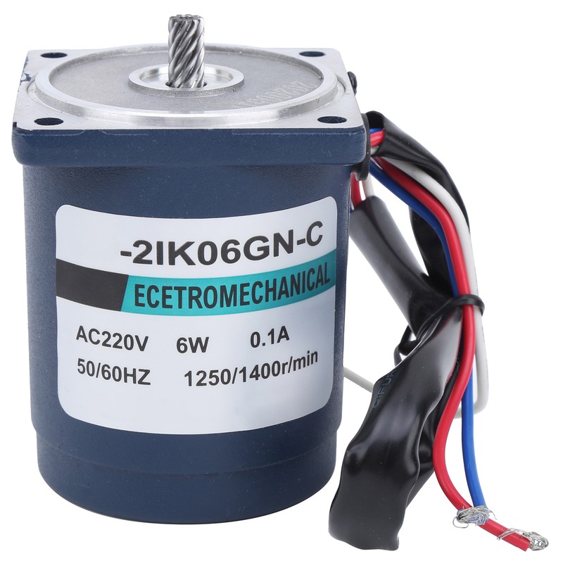6W Micro Gear Motor AC220V (XD2IK06GNC Fixed Speed Gearbox Capacitance)(75