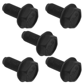 SG Store 5pcs M8 X 18mm Bicycle Crank Arm Bolts Mountain Bike Road Bike Crank Bolt Bottom Bracket Replacement for Crankset Repair Black