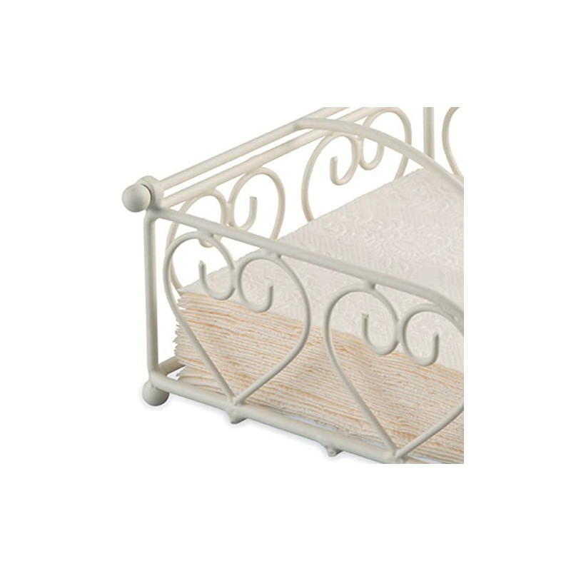 Ambiente Napkin Holder Heart Cream Small Beige for Napkins 25