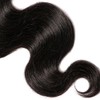 3ZL D 1B BB Human Hair Bundles Extension 14 Inch