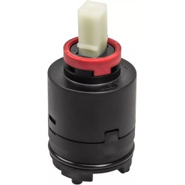 T & T Hardware N40HKC, 40PHF-2 Replacement, 40MM Shower Cartridge, Black, Red