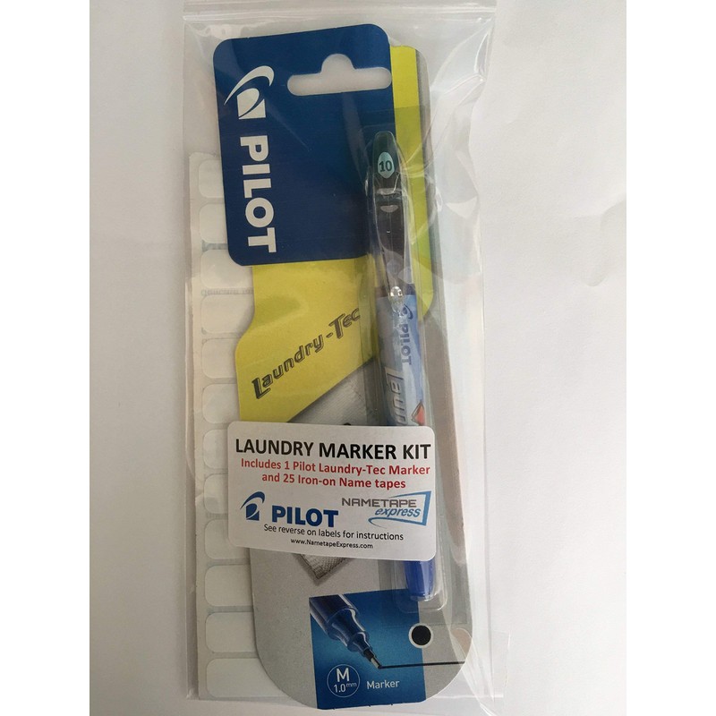 Laundry name badges, the set includes a pilot fabric marker