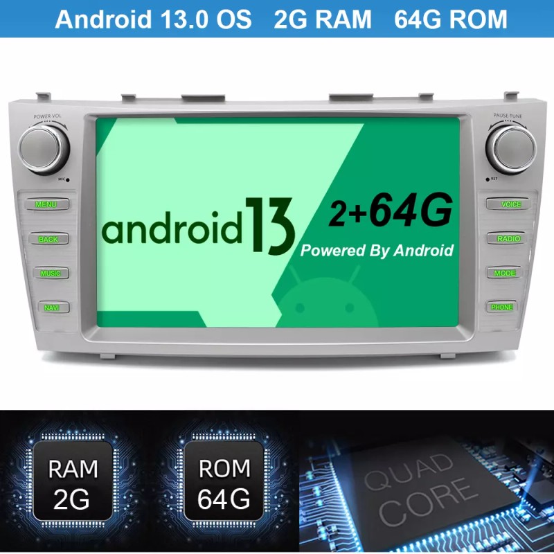 YuanTing For Toyota Camry 2007-2011 Carplay Android 13 Auto Car