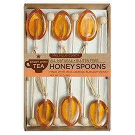 Melville Candy Orange Blossom Honey Spoons [For Tea Lovers] Gluten-Free 6 Count