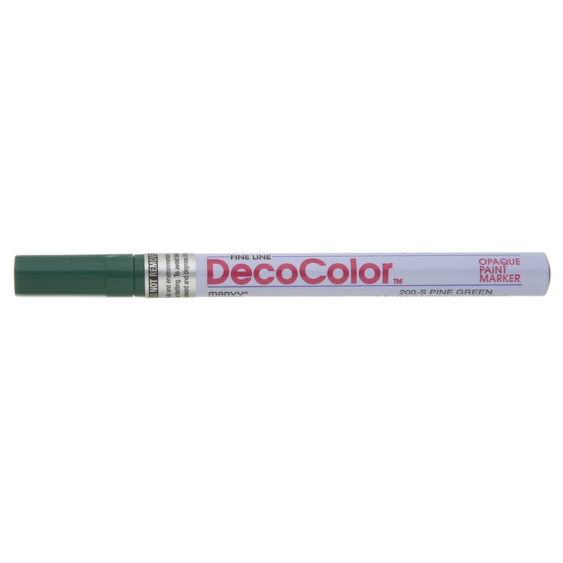Uchida 200-C-72 Marvy Deco Color Fine Point Paint Marker, Pine