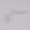 StonyLab Glass Vacuum Take Off Adapter, 105° Bent, Short Stem