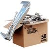 Hidden Gutter Hangers 5 Inch with a Pre-Inserted Rust Resistant
