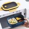 ERBO Brotdose Lunchbox Erwachsene, 1200ml Bento Box, Lunch Box Brotzeitbox,
