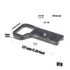 FOTGA Camera Base Plate Quick Release Plate for Sony Alpha