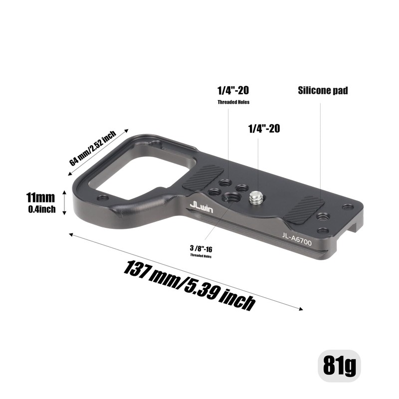 FOTGA Camera Base Plate Quick Release Plate for Sony Alpha