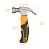 Hammer 8oz, Small Hammer, BOOSDEN Camping Hammer, Mini hammer, Claw