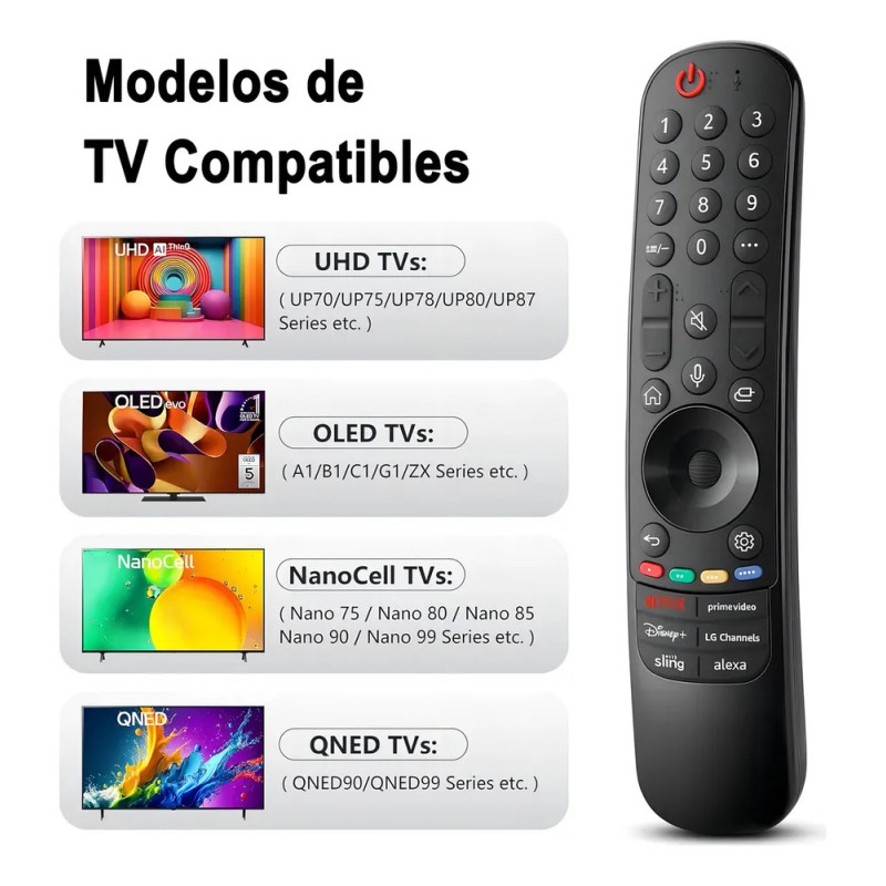 Control Remote Para LG Magic Mr24gn 2024 Con Comando De