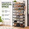 10-Tier Tall Shoe Rack for Entryway & Closet – Large-Capacity