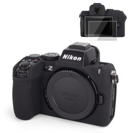 VOVMOEYA Camera Case for Nikon Z50II Case, z50ii Camera Soft Case with 2 Screen Enhancement Film for Nikon Z50ii Screen Protector