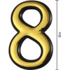 MIUPOO Mailbox Numbers 0-9, Door Address Number Stickers for House/Apartment/Floor,10