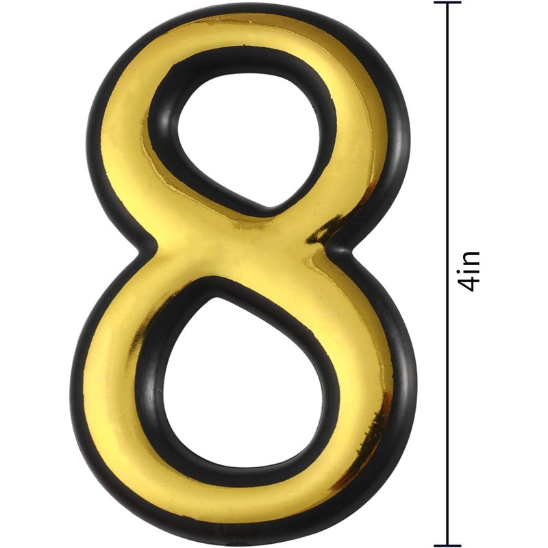 MIUPOO Mailbox Numbers 0-9, Door Address Number Stickers for House/Apartment/Floor,10