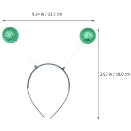 Mipcase 10pcs Headbands Alien Antenna Headband Adults Party Headpieces Party Headdress Clothing Head Button