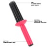 2 x Hair Fluffy Curling Roll Comb, Non-Slip Curling Wall