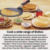 Hawkins Futura 30 cm Dosa Tava, Non Stick Dosa Tawa,