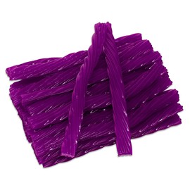 Happy Bites Huckleberry Licorice Twists - JUMBO Size - Made with Real Fruit Juice - Certified Kosher - Vegan - Gourmet - Low Fat (16 oz)