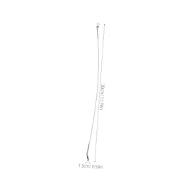 BESPORTBLE 30pcs Steel Wire Fishing Leaders Kit Double Connector Biteresistant Versatile for Outdoor Sports and Industrial Applications