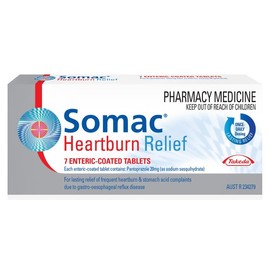 Somac Heartburn 20mg Tab X 7
