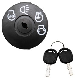 Aynaxcol GY20074 Starter Ignition Switch with Keys 7-Terminals Replacement for John Deere Series Tractors D100 D105 D110 D120 D125 D130 D140 D150 D155 D160 D170, Replace AM133597