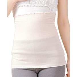 Fuwarism Women's Cotton Belly Wrap, Thin, Cotton, Warm, Pregnant, Maternity, Made in Japan, beige