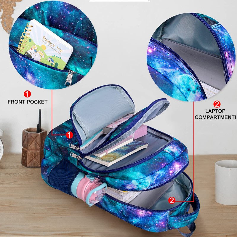 LEDAOU Backpack for Teen Boys Girls School Bags Kids Bookbags