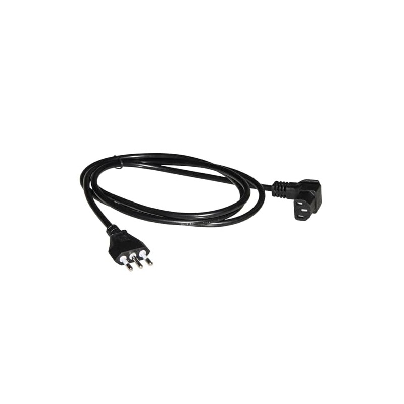 10A 90 Degree IEC 1.8m Italian Plug Power Cable