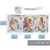 Frametory, 3 Picture Frames 5x7 Trifold Photo Frames Collage -