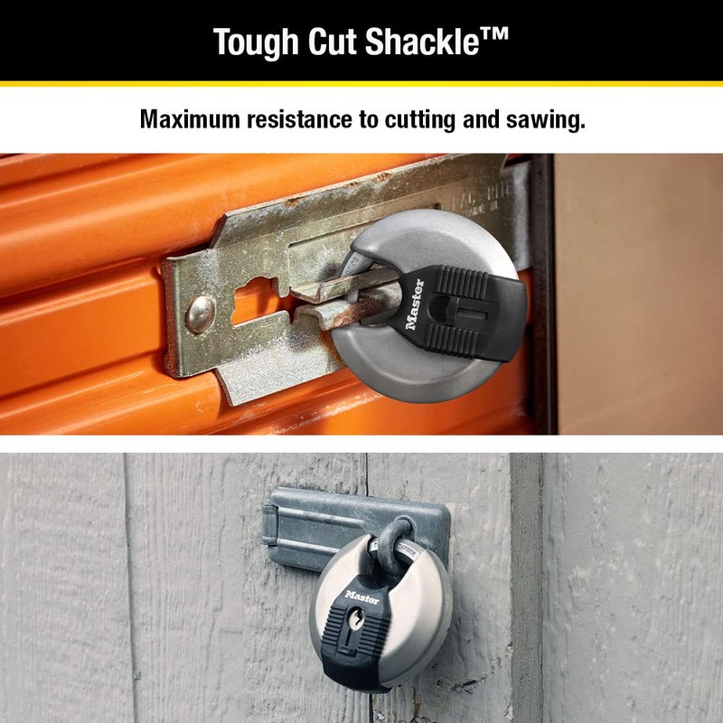 Master Lock M50XD Magnum Heavy Duty Stainless Steel Discus Padlock