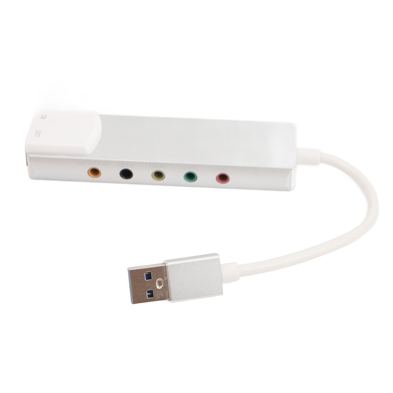 USB Sound Card Supports 5.1 7.1 Channels Rich Interfaces Plug