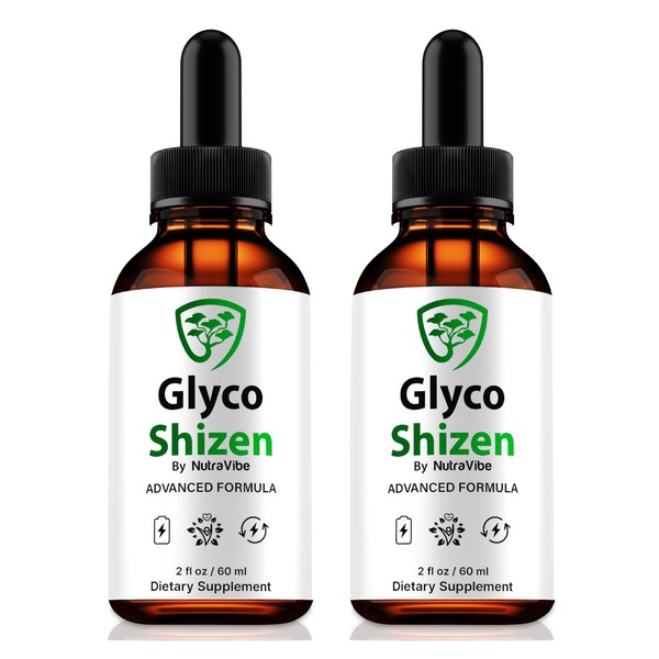 (2 Pack) Glyco Shizen - Official Glyco Shizen Liquid Dropper,