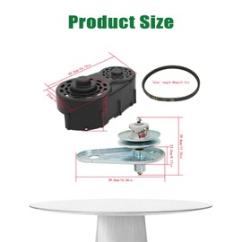 YSMN 40 Series Go Kart Torque Converter Kit Torque Converter Kit 8hp-16hp Replacement for Motors Predator 420cc GX 340/390 209133A Manco 2432