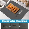 DARENYI 2 Pack Dish Drying Mats 16"x12" Super Absorbent Draining