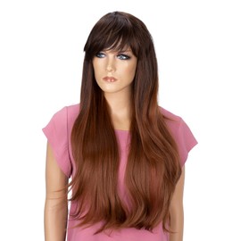 PRETTYSHOP Wig Straight Long Hair Heat Resistant Synthetic Fibre Natural