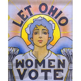 1894 Let Ohio Women Vote Suffrage Poster 14 x 11"  Photo