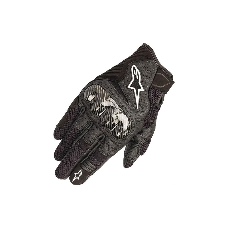 Black Sz XL Alpinestars SMX-1 Air V2 Vented Leather Motorcycle