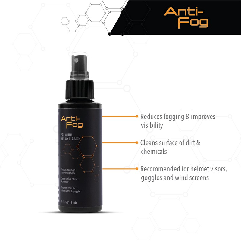 Molecule Helmet Anti-Fog Spray | Premium Helmet Care | Improves
