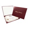 Gradplaza Diploma Cover for Certificate 8.5''x 11'' Imprinted “Diploma of Graduation” Diploma Holder Smooth